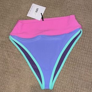 NWT Beach Riot Emmy Bottom High Tide Colorblock Size M